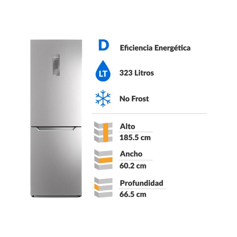 Refrigerador Bottom Freezer Fensa DB60S / No Frost / 323 Litros / D image number 1.0